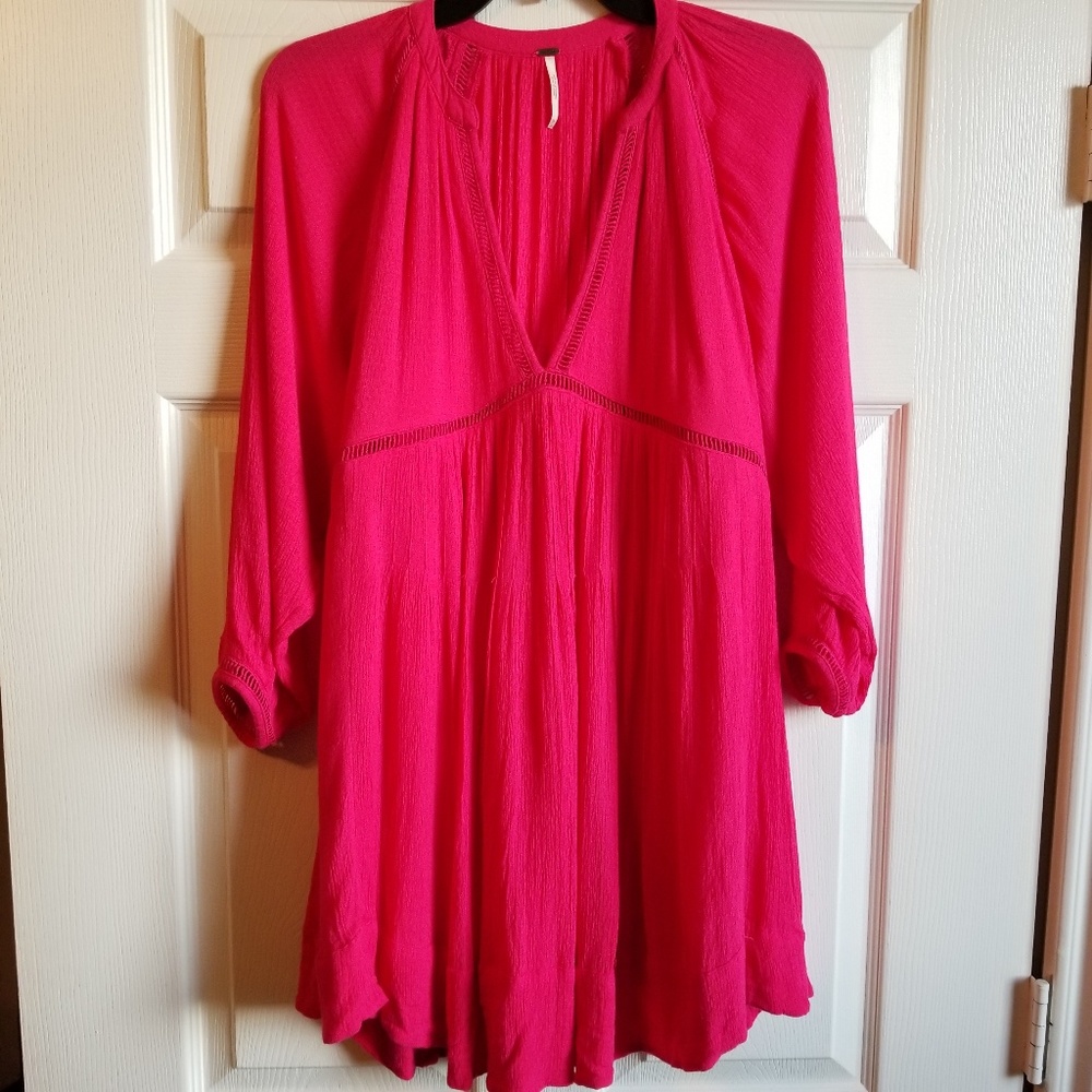 Free People 3/4 sleeve dress size xs/tp - Picture 4 of 7